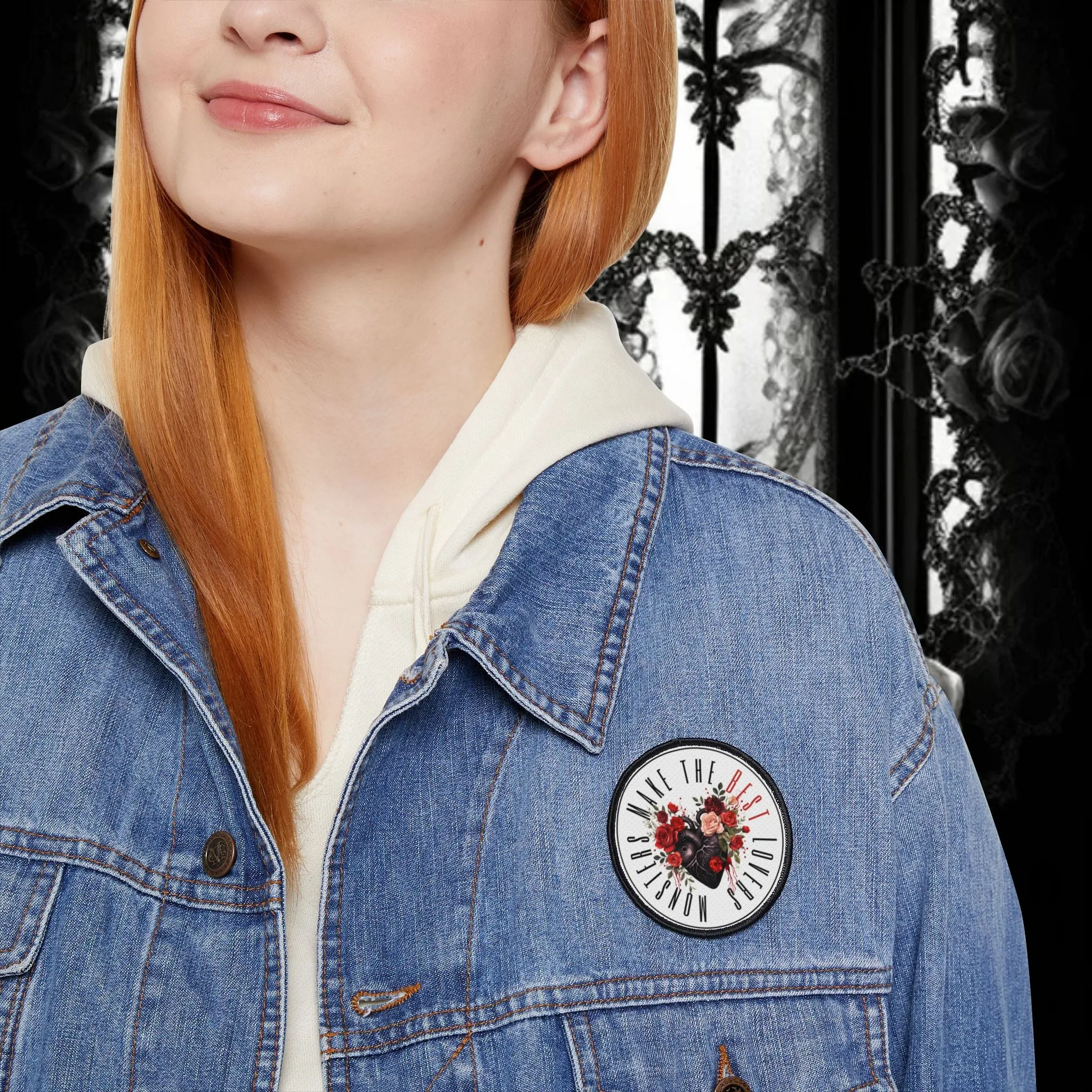 Monsters Make The Best Lovers Iron-On Patch