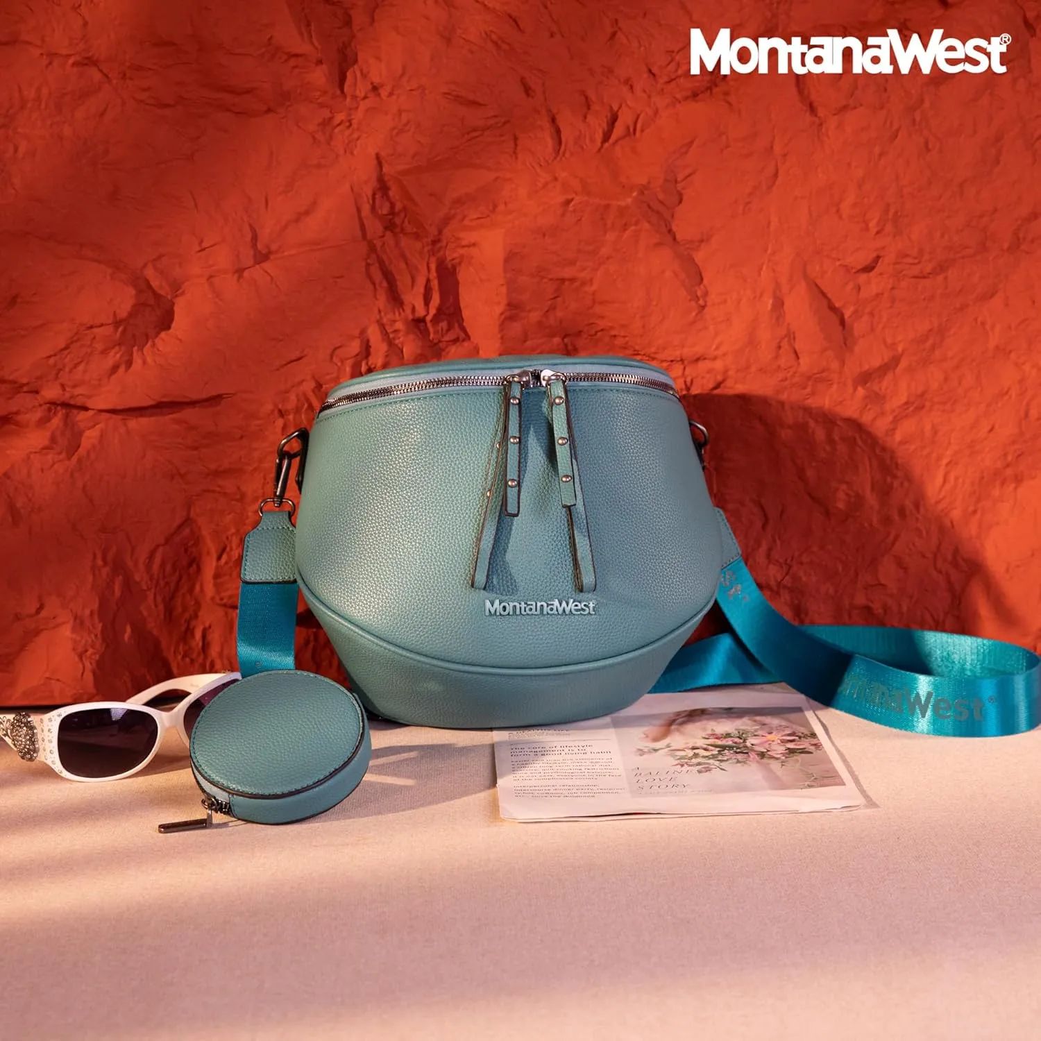 Montana West Crossbody Bags for Women Bum Bag Sling Purse with Adjustable Strap