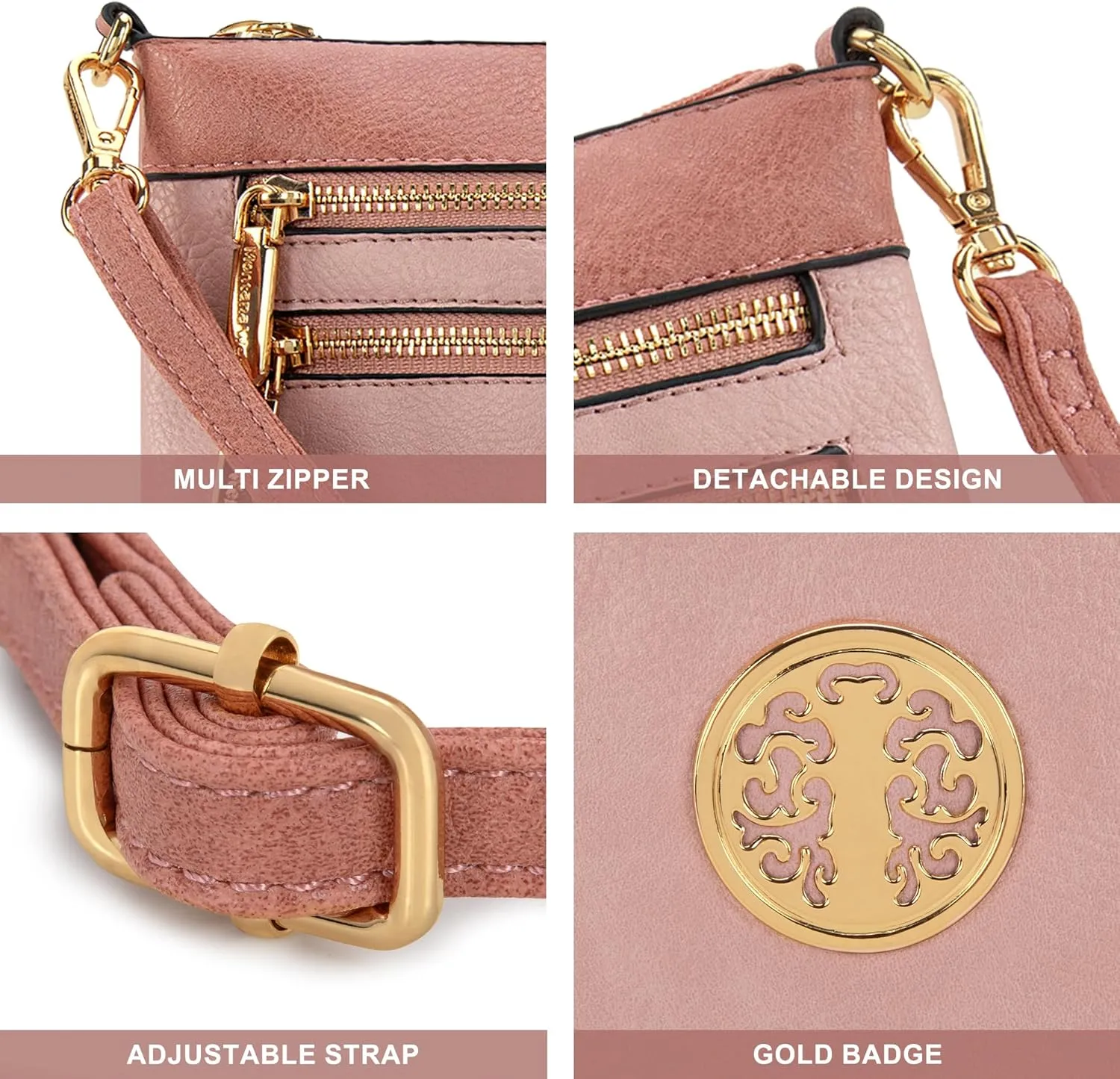 Montana West Crossbody Bags for Women Multi Pocket Cross Body Bag Purses with Adjustable Strap