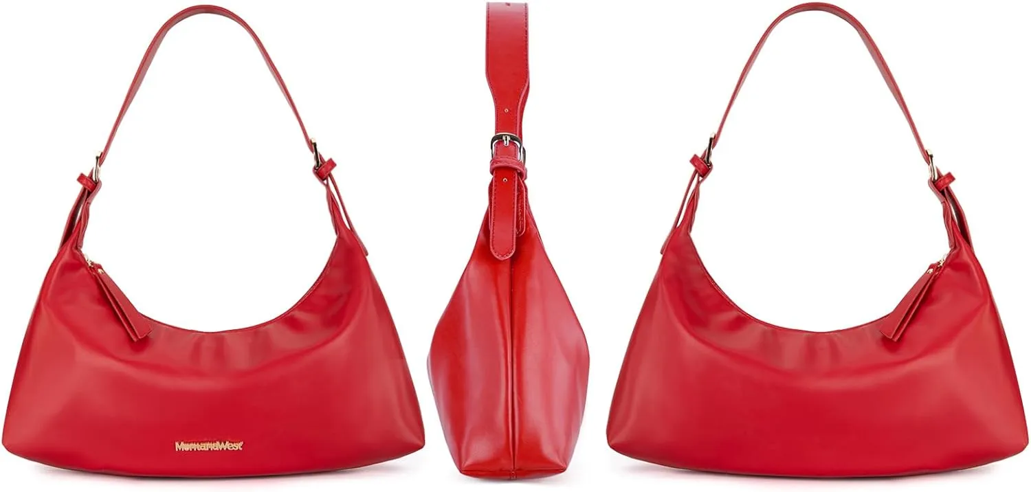 Montana West MEDIUM Shoulder Purses for Women Crescent Hobo Bags Trendy Purses
