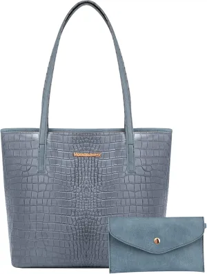 Montana West Tote Bags Vegan Leather Purses and Handbags for Women Top Handle Ladies Shoulder Bags