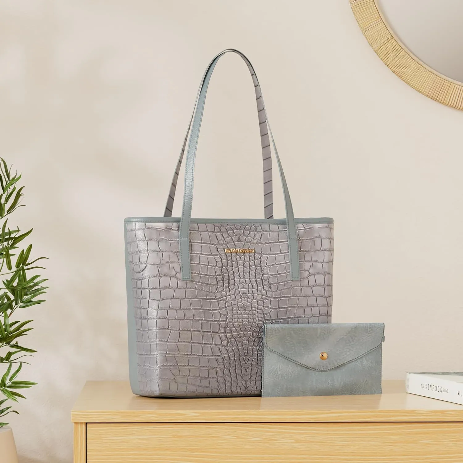 Montana West Tote Bags Vegan Leather Purses and Handbags for Women Top Handle Ladies Shoulder Bags