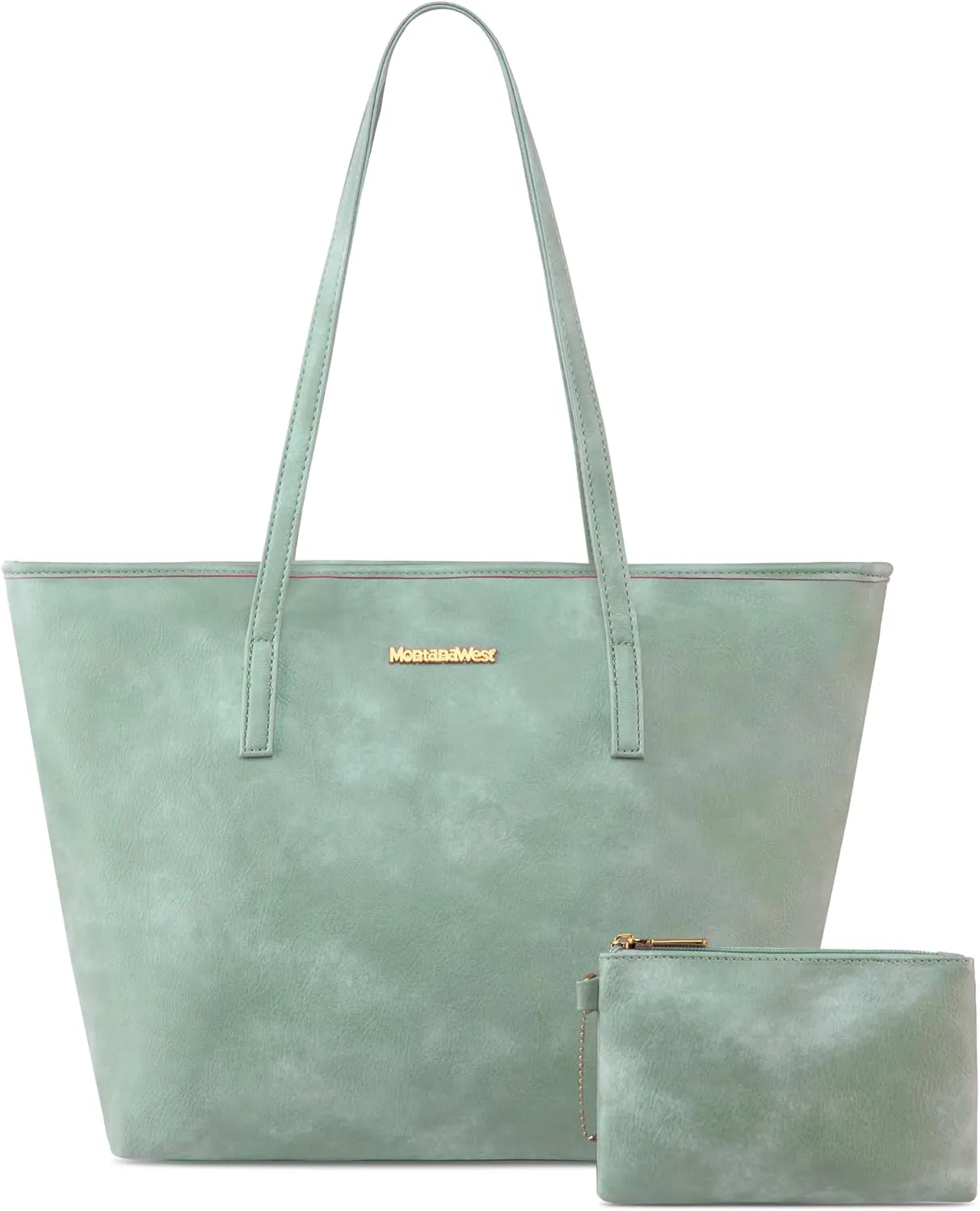 Montana West Tote Bags Vegan Leather Purses and Handbags for Women Top Handle Ladies Shoulder Bags