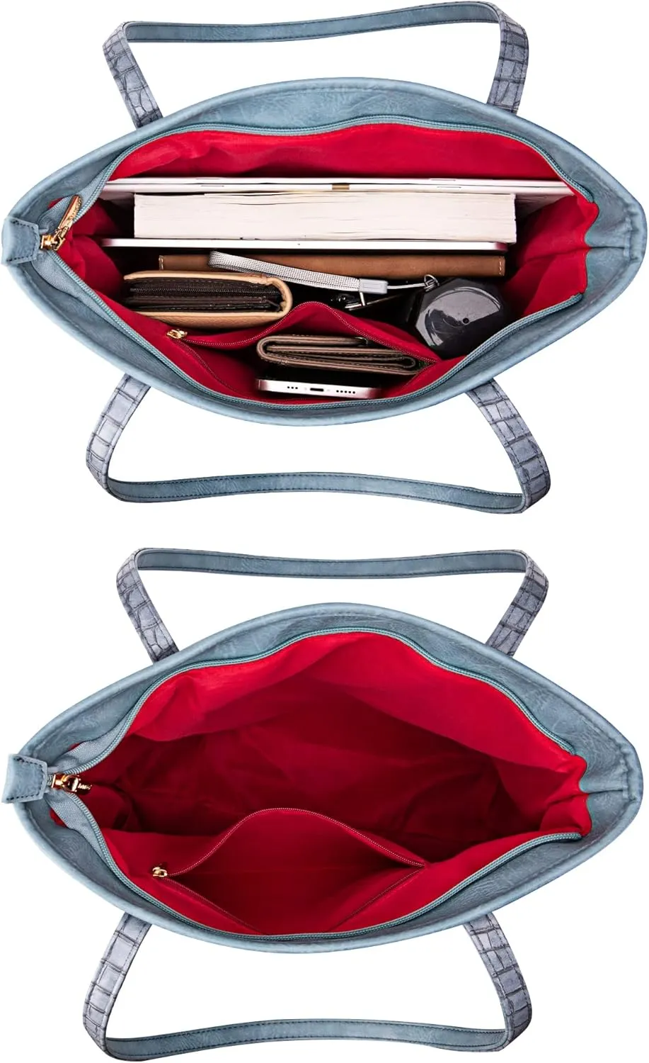 Montana West Tote Bags Vegan Leather Purses and Handbags for Women Top Handle Ladies Shoulder Bags