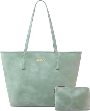 Montana West Tote Bags Vegan Leather Purses and Handbags for Women Top Handle Ladies Shoulder Bags