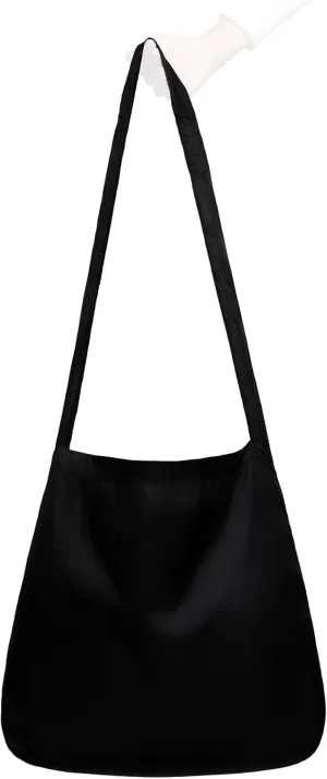 Nanobag Ultra-Lightweight Sling Cross-Body Bag | Perfect for Travel, Shopping & Daily Use | Reusable grocery bags | Tiny | Eco-Friendly (Sling, Black)