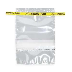 Nasco B01490 Whirl-Pak® Write-On Bags - 13 oz. (384 ml) - Box of 500