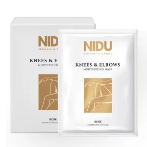 NIDU SKINCARE & BEAUTY Moisturizer Mask For Knees and Elbows | Skin Care Moisturizer Sheet Masks for Dry Skin | Spa Hydrating, Moisturizing, Firming Mask for All Skin Types (Pack of 5/10 masks)