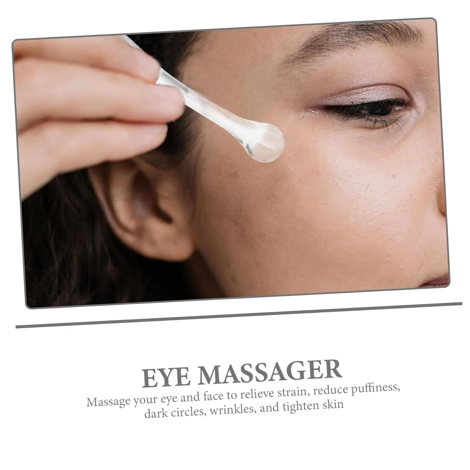 NOLITOY 20pcs Eye Cream Spoons Convenient Applicators for Eye Massage Promote Absorption Reduce Puffiness and Dark Circles for Home and Travel Use