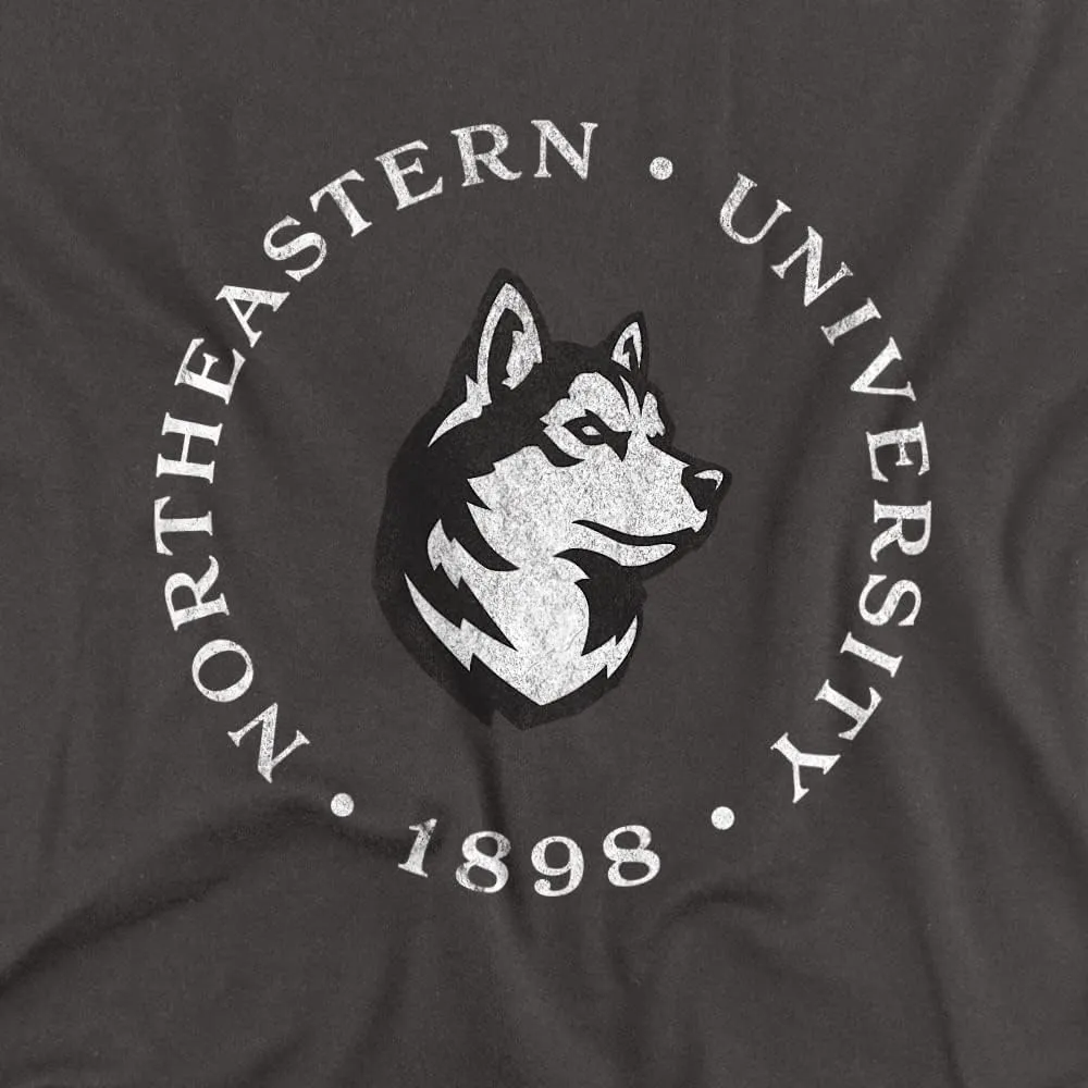 Northeastern University Official Distressed Primary Logo Women's T Shirt