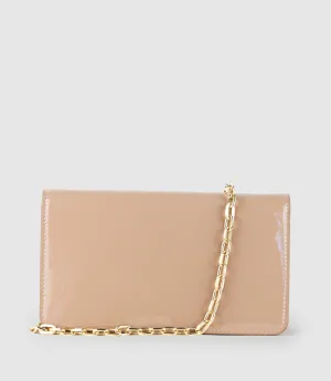 NYX Evening Bag in Nude Patent