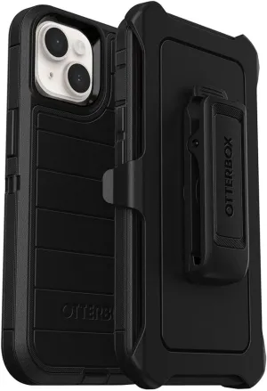 OtterBox Defender Series Screenless Edition Case for iPhone 14 & iPhone 13 (Only) - Holster Clip Included - Microbial Defense Protection - Non-Retail Packaging - Black