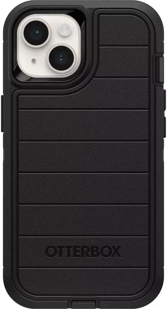 OtterBox Defender Series Screenless Edition Case for iPhone 14 & iPhone 13 (Only) - Holster Clip Included - Microbial Defense Protection - Non-Retail Packaging - Black