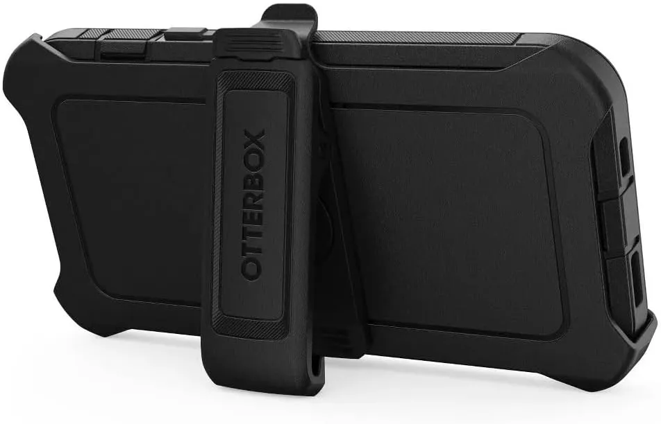 OtterBox Defender Series Screenless Edition Case for iPhone 14 & iPhone 13 (Only) - Holster Clip Included - Microbial Defense Protection - Non-Retail Packaging - Black