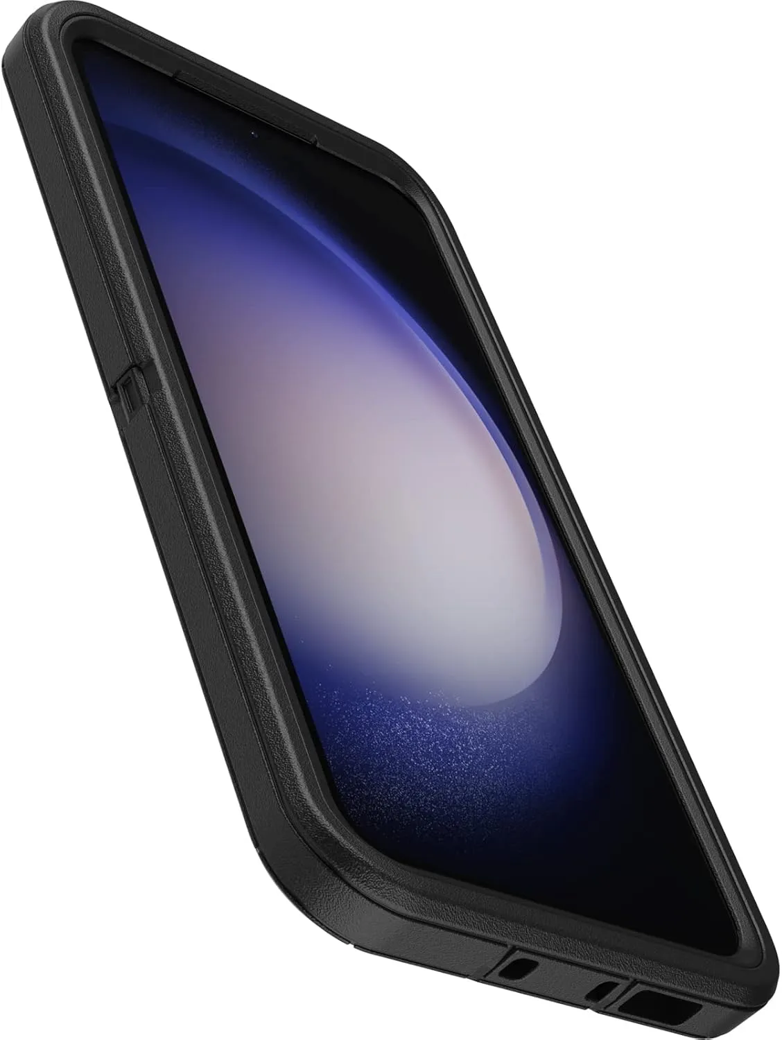 OtterBox Galaxy S23  Defender Series Case - Black, Rugged & Durable, with Port Protection, Includes Holster Clip Kickstand