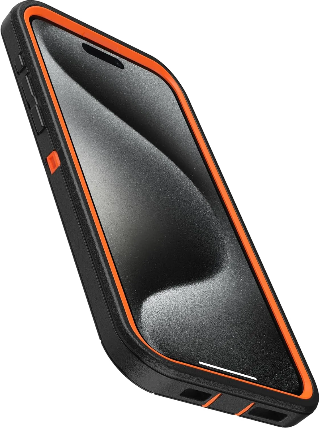 OtterBox iPhone 15 Pro MAX (Only) Defender Series Case - Realtree Edge (Blaze Orange/Black/RT Edge), Rugged & Durable, with Port Protection, Includes Holster Clip Kickstand