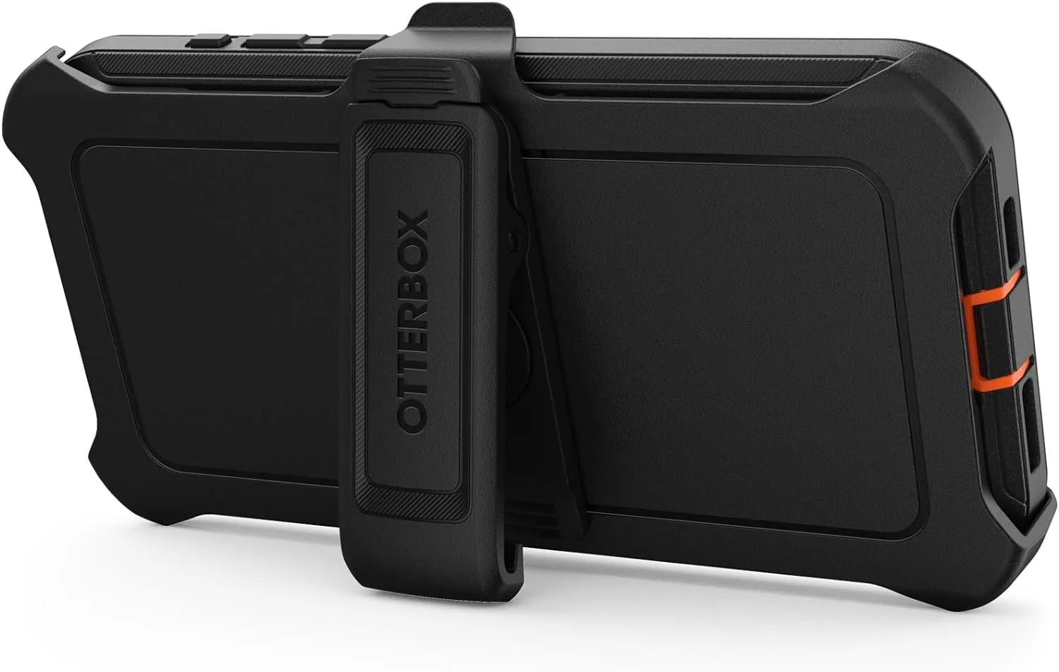 OtterBox iPhone 15 Pro MAX (Only) Defender Series Case - Realtree Edge (Blaze Orange/Black/RT Edge), Rugged & Durable, with Port Protection, Includes Holster Clip Kickstand