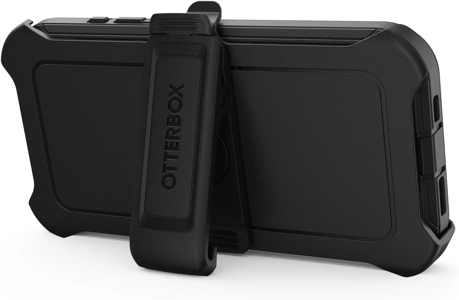 OtterBox iPhone 15 Pro (Only) Defender Series Case - Black, screenless, Rugged & Durable, with Port Protection, Includes Holster Clip Kickstand