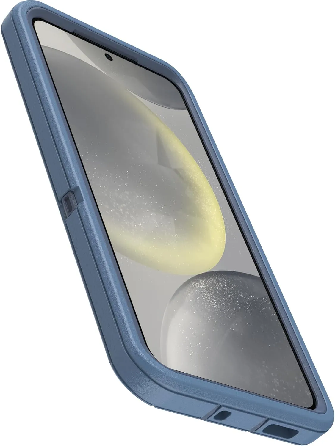OtterBox Samsung Galaxy S24 Defender Series Case - Baby Blue Jeans, Rugged & Durable, with Port Protection, Includes Holster Clip Kickstand