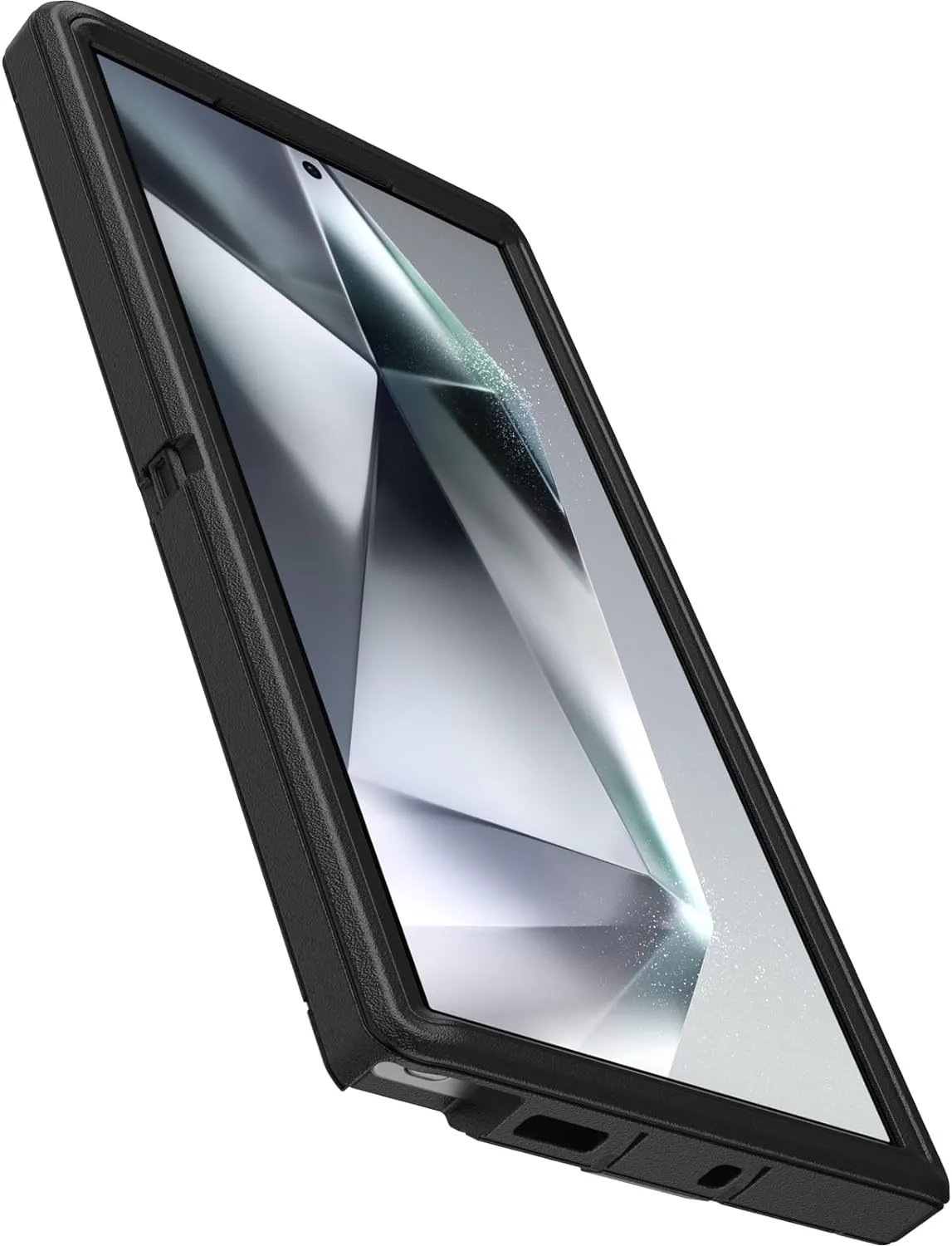 OtterBox Samsung Galaxy S24 Ultra Defender Series Case - Black, Rugged & Durable, with Port Protection, Includes Holster Clip Kickstand