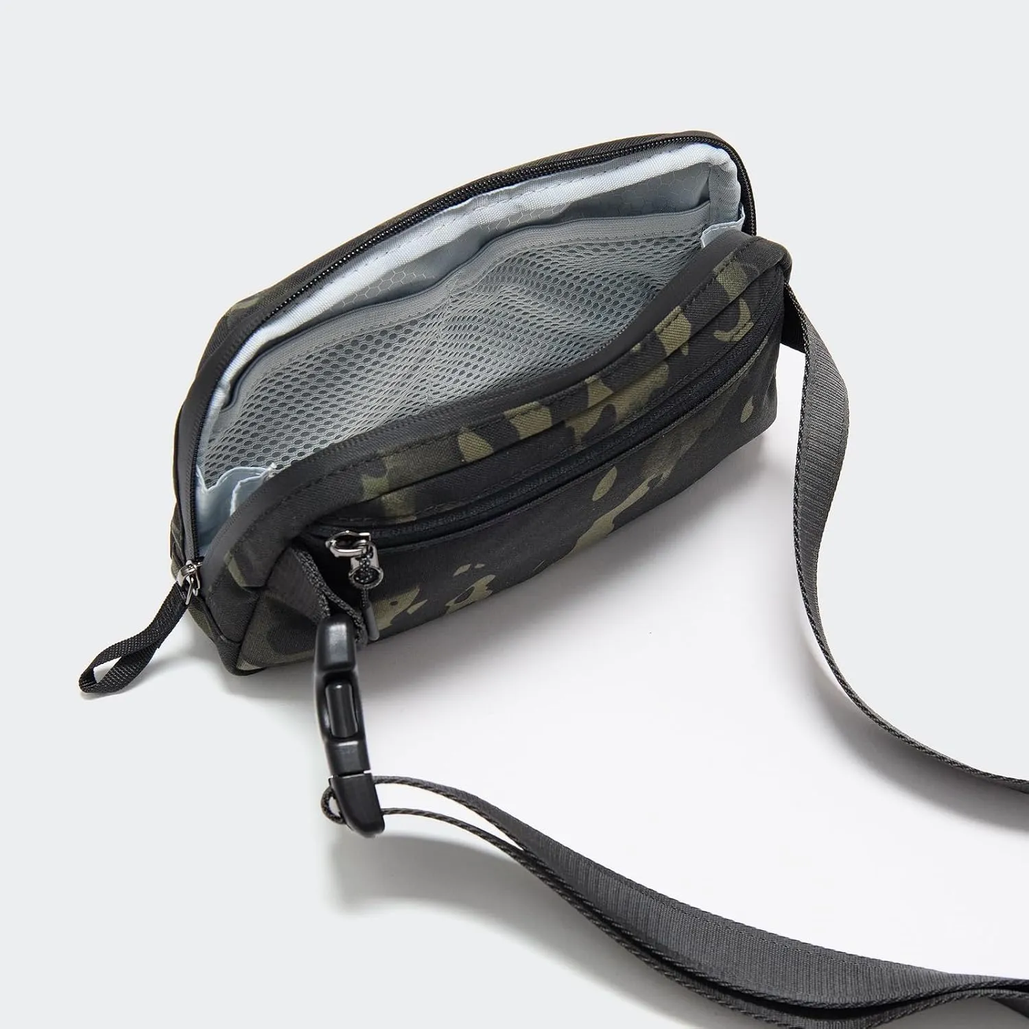Pander Crossbody Sling Bag for Travel, Outdoor, and Everyday Use – Adjustable Strap, Lightweight Shoulder Bag, Camo