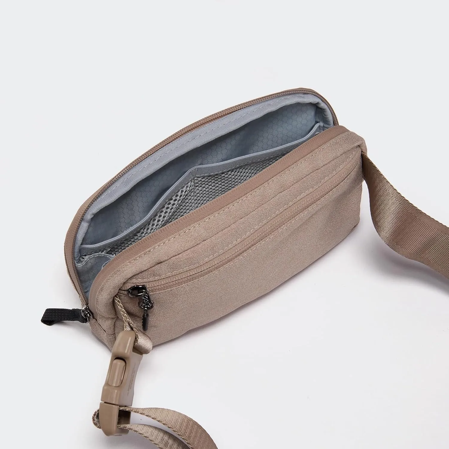 Pander Crossbody Sling Bag for Travel, Outdoor, and Everyday Use – Adjustable Strap, Lightweight Shoulder Bag, Tan