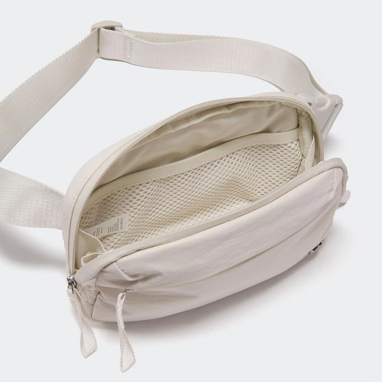 Pander Crossbody Sling Bag for Travel, Outdoor, and Everyday Use – Adjustable Strap, Lightweight Shoulder Bag, White Opal