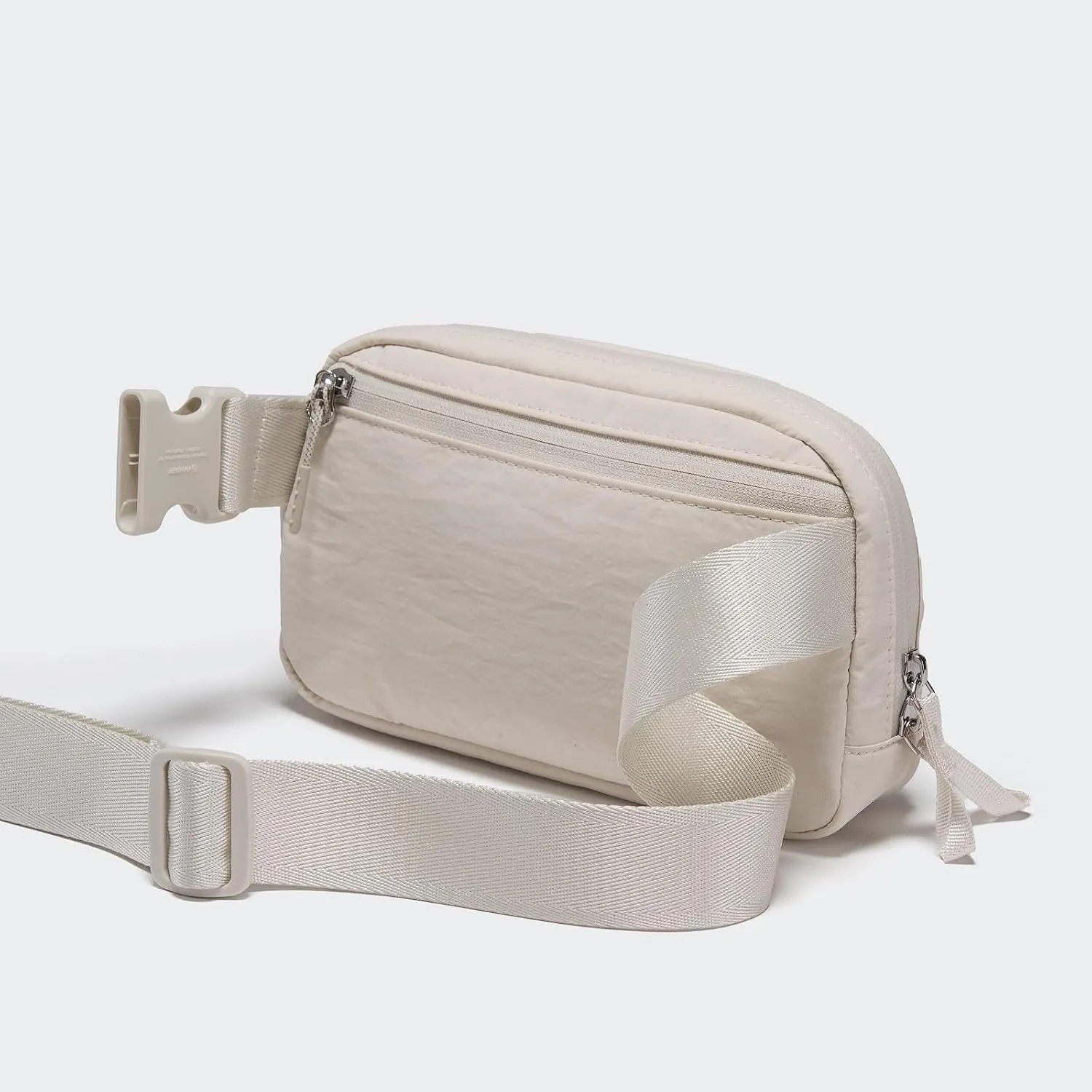 Pander Crossbody Sling Bag for Travel, Outdoor, and Everyday Use – Adjustable Strap, Lightweight Shoulder Bag, White Opal