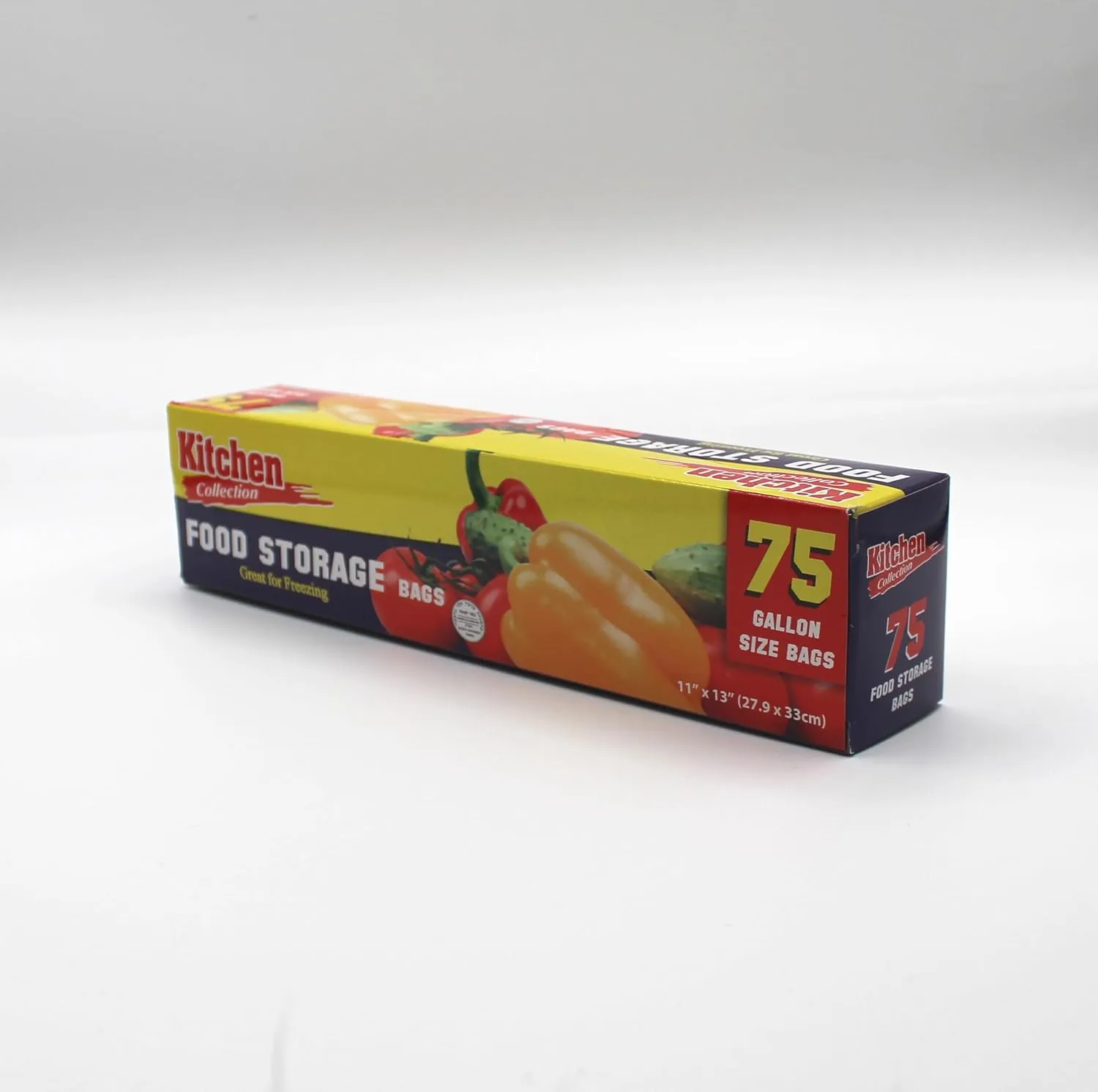 PARTY BARGAINS 1 Gallon Size Food Storage Bags with Twist-Ties. [225 Bags] (3 Boxes of 75 Bags Each) 11 x 13 inches. Easy & Convenient for Kitchen, Office, Commercial, & Home use