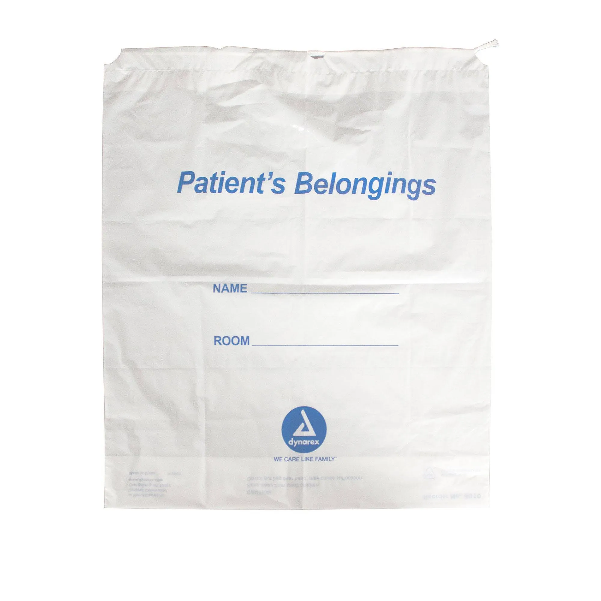Patient Belongings Bag Drawstring