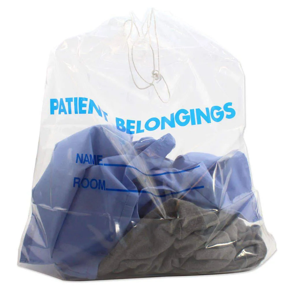 Patient Belongings Bag Drawstring