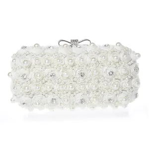 Pearl Embellished Evening Bag