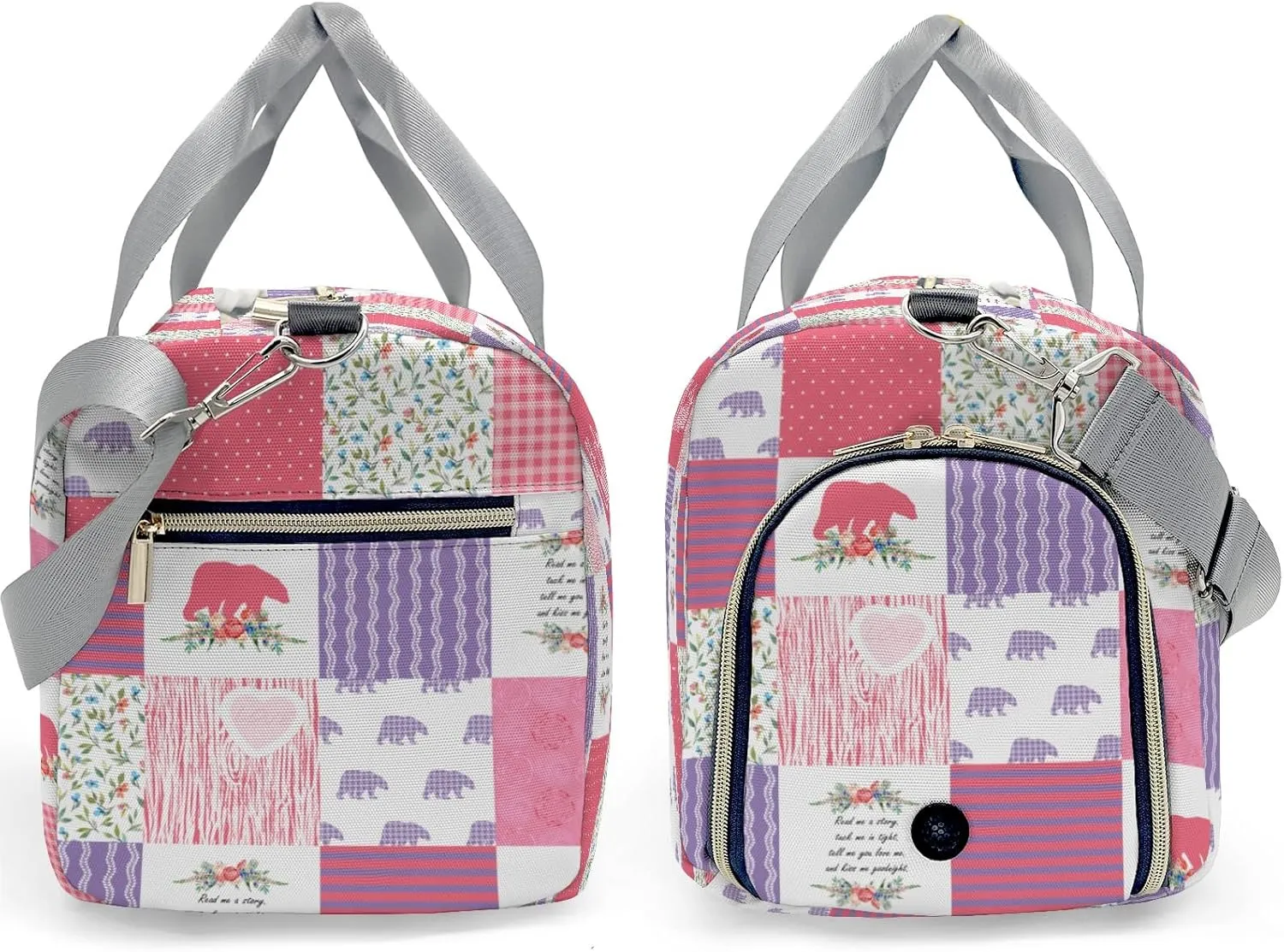 Personalized Duffel Bag Wild One Bear Pink Green Function Meets Fashion: Travel Bags for Fitness Journey