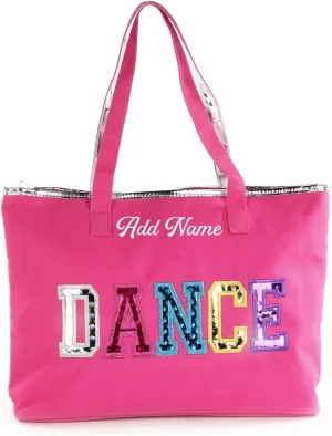 Personalized Embroidered Dance Tote Bag