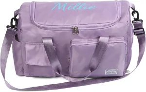 Personalized Large Capacity Travel Duffel Bag - Custom Name Sport Gym Bag with Wet Dry Pockets Weekend Travel Bag Gifts for Women Men Husband Dad Son Wife for Anniversary Christmas (style 2)