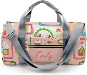 Personalized Name Duffel Bag Cute Aninals Elk On-the-Go Fitness: Travel Bags Designed for Active Living