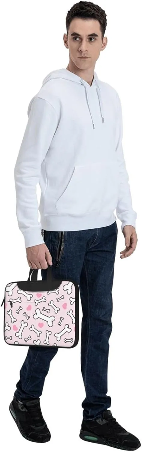 Pet French Bulldog Laptop Bag Classic Slim Briefcase Messenger Bag, Spacious, Ergonomic