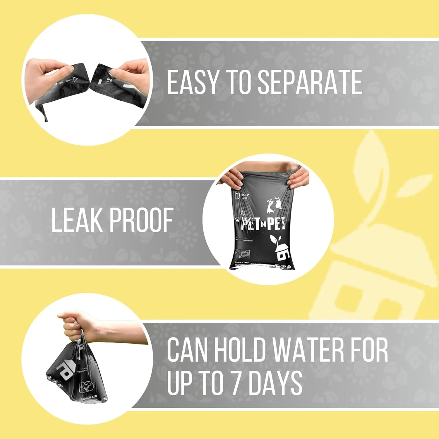 Pet N Pet Dog Poop Bag, Poop Bags, 1080 Counts Dog Bags Poop, Doggie Poop Bags USDA Certified 38% Biobased, Dog Waste Bags, Dog Poop Bags Refills, Poop Bags Dogs, Extra Thick Doggy Poop Bags Rolls