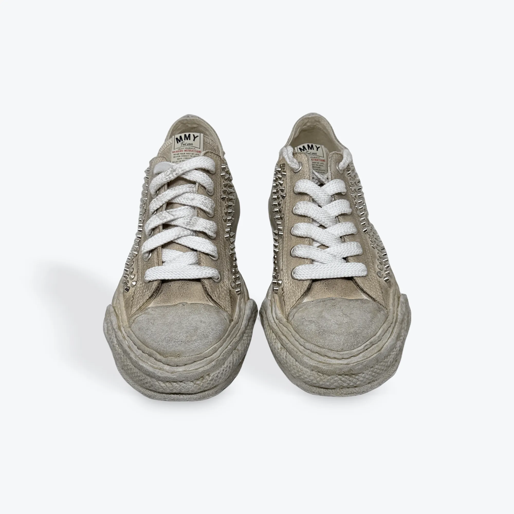 Peterson 23 Sole Studded Canvas Low Sneakers