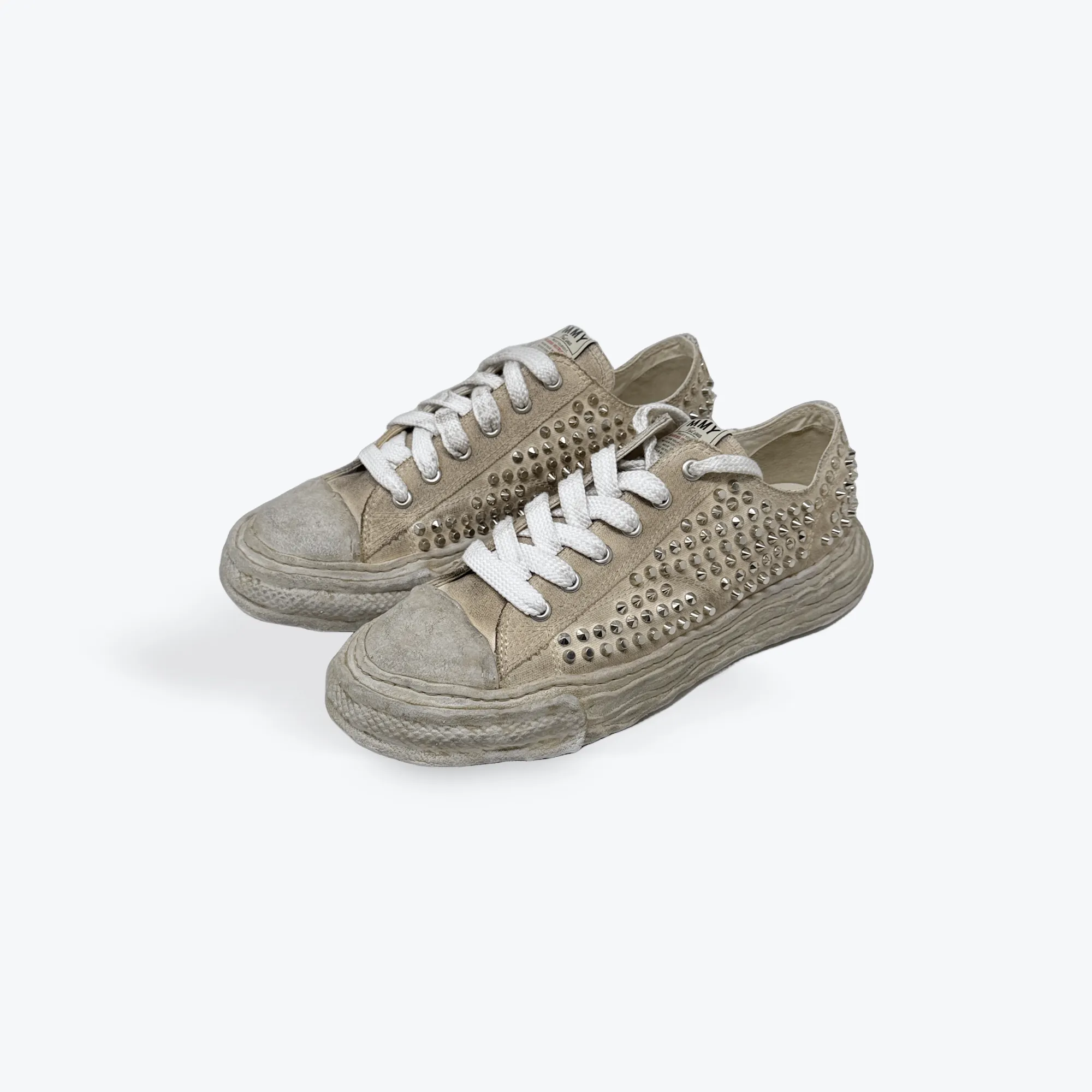 Peterson 23 Sole Studded Canvas Low Sneakers