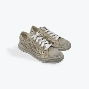 Peterson 23 Sole Studded Canvas Low Sneakers
