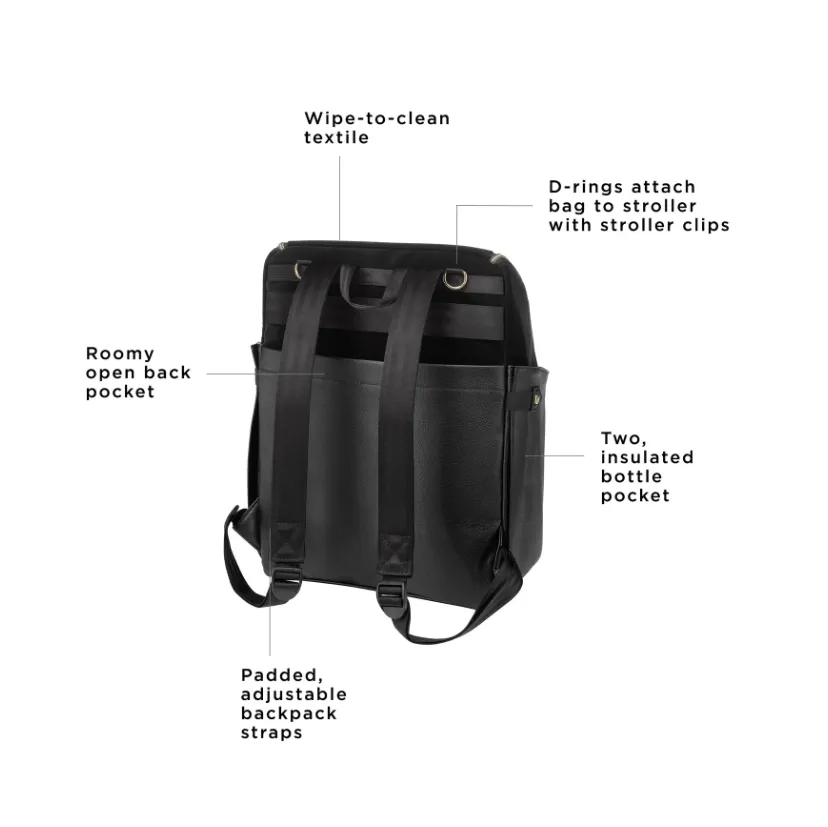 Petunia Pickle Bottom Tempo Backpack - Twilight Black