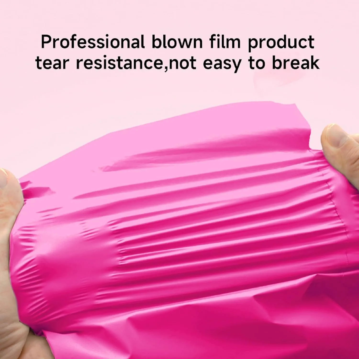 Pink Poly Mailers 14.5X19 100 Pack, Strong Adhesive Shipping Envelopes for Clothing/Shirt, Poly Bags for Small Businesses, Waterproof Mailing for Shipping, Packages Bags