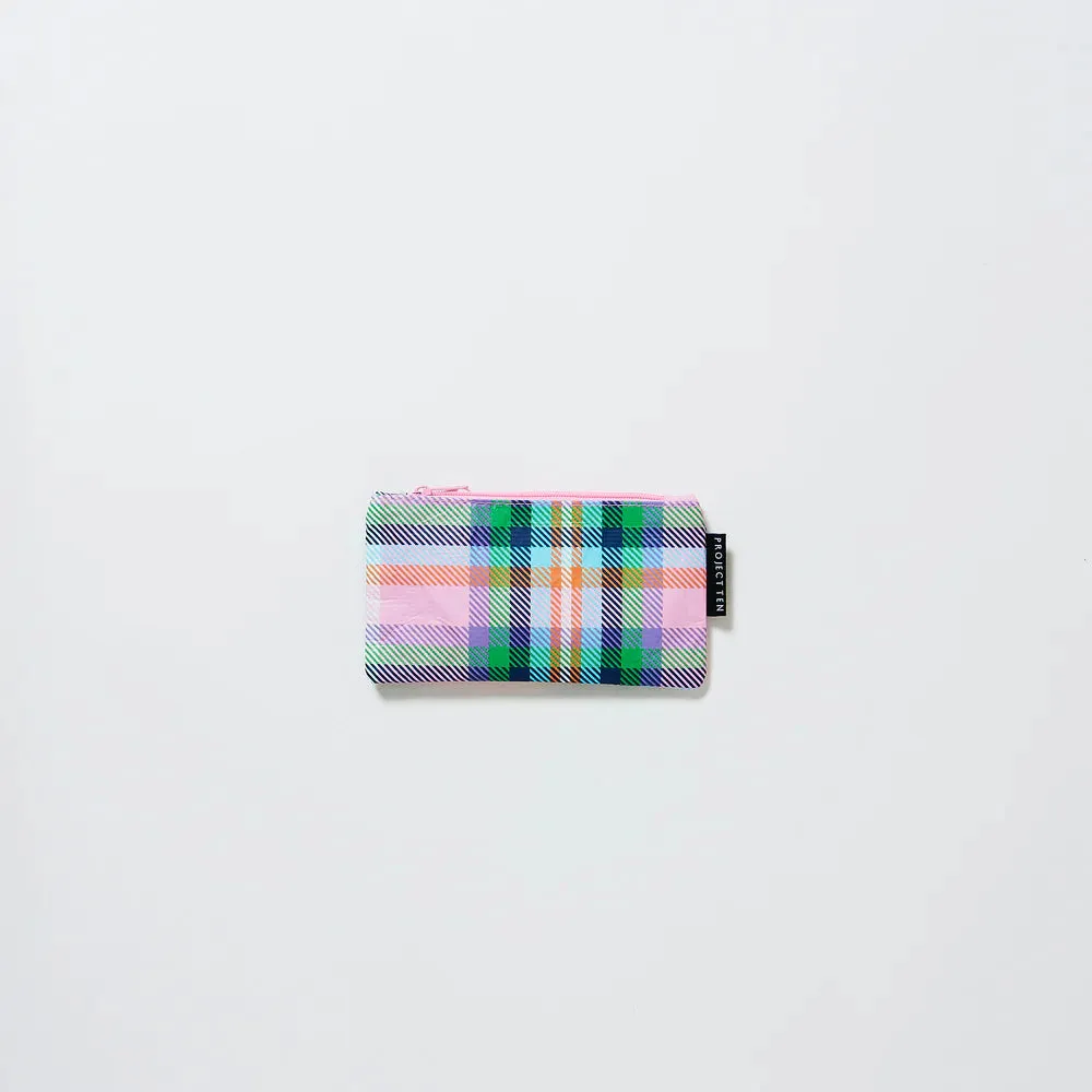 Plaid Tiny Pouch