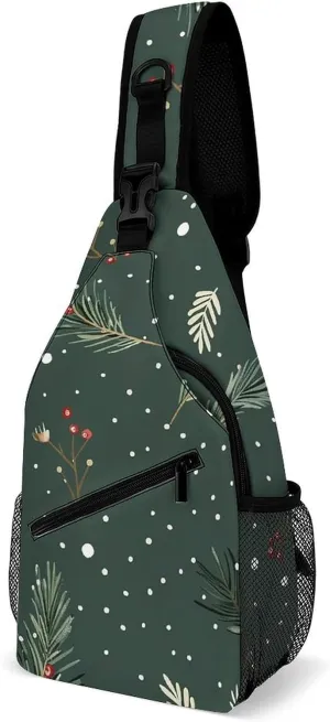 Plant Shape Sling Bag Crossbody Bags Cross Body Bag Fanny Packs Chest Bags Sling Purses for Travel