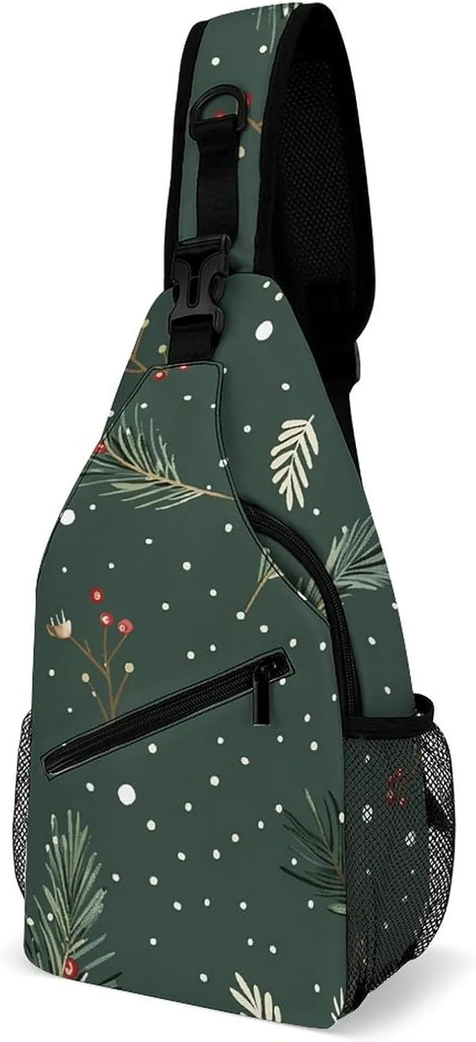 Plant Shape Sling Bag Crossbody Bags Cross Body Bag Fanny Packs Chest Bags Sling Purses for Travel