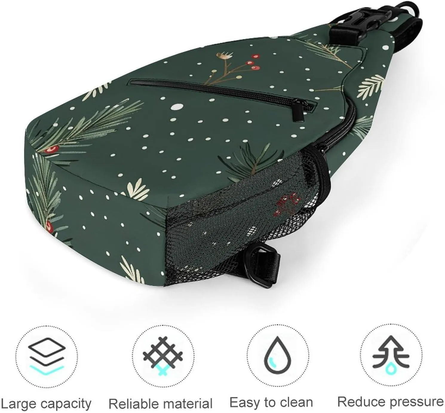 Plant Shape Sling Bag Crossbody Bags Cross Body Bag Fanny Packs Chest Bags Sling Purses for Travel