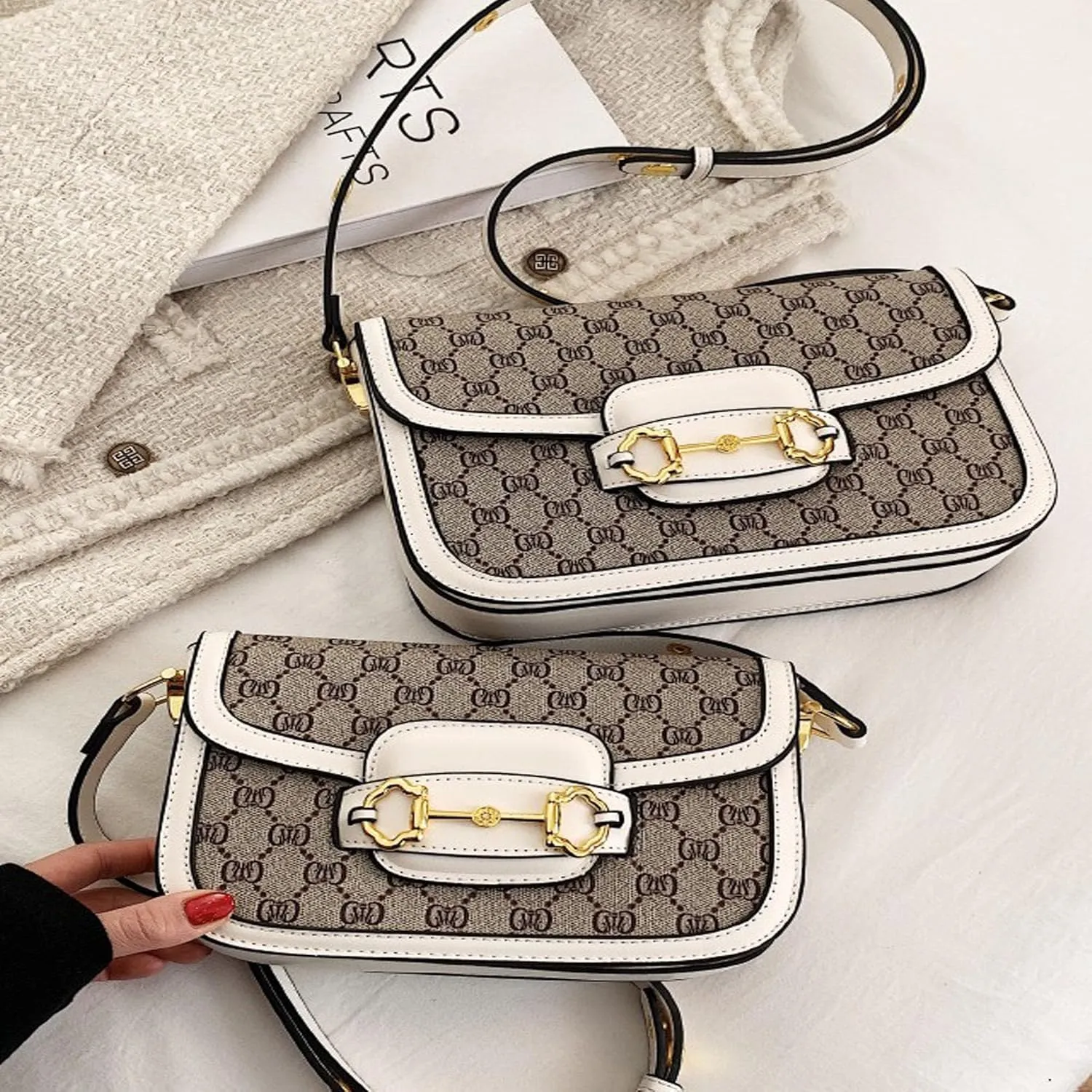 Plus Size Crossbody Bags for Women - Leather Purse Handbag - Fashion Design