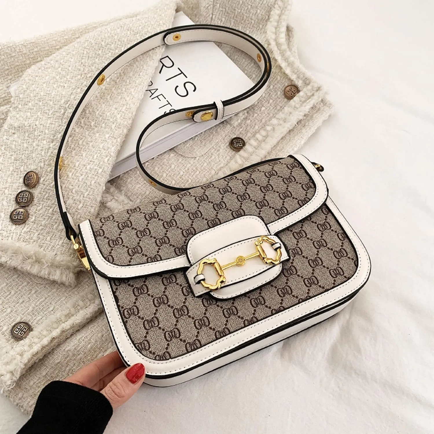 Plus Size Crossbody Bags for Women - Leather Purse Handbag - Fashion Design