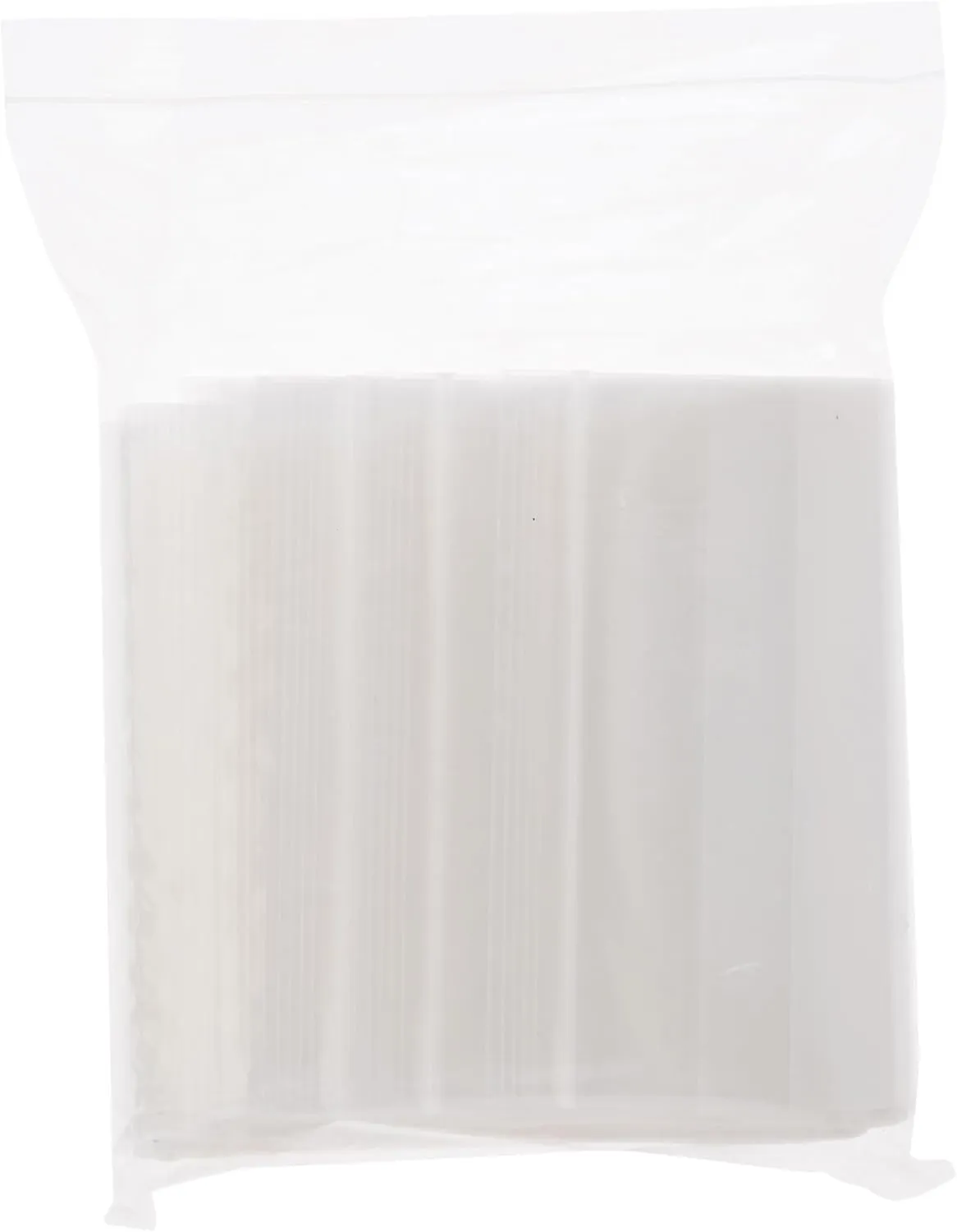 Plymor 6" x 10" (Pack of 200), 4 Mil Heavy Duty White-Block Zipper Reclosable Plastic Bags